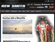 Tablet Screenshot of kensmithfishing.com